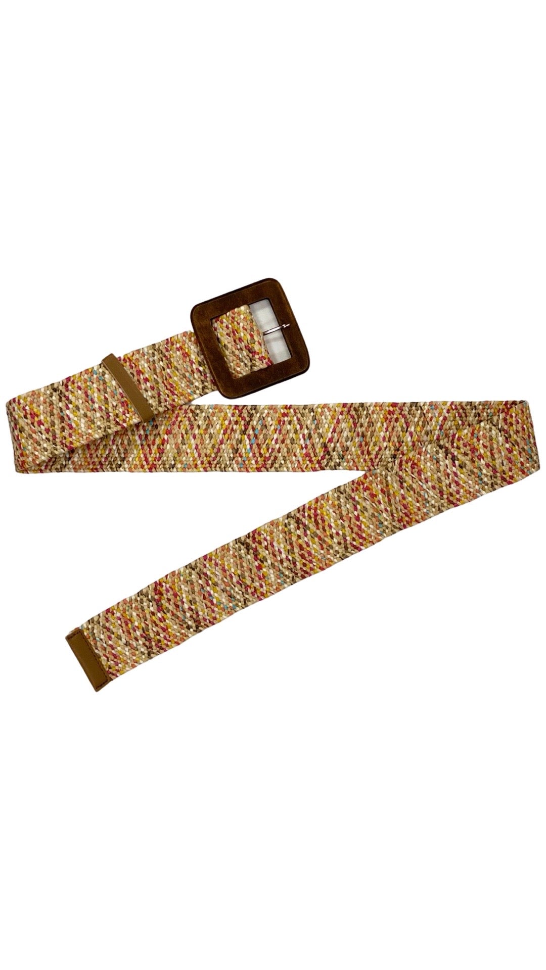 Dames elastiek broek riem